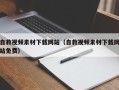 红河自救视频素材下载网站（自救视频素材下载网站免费）